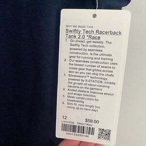 Lululemon Swiftly Tech Racer Back Tank -NWT